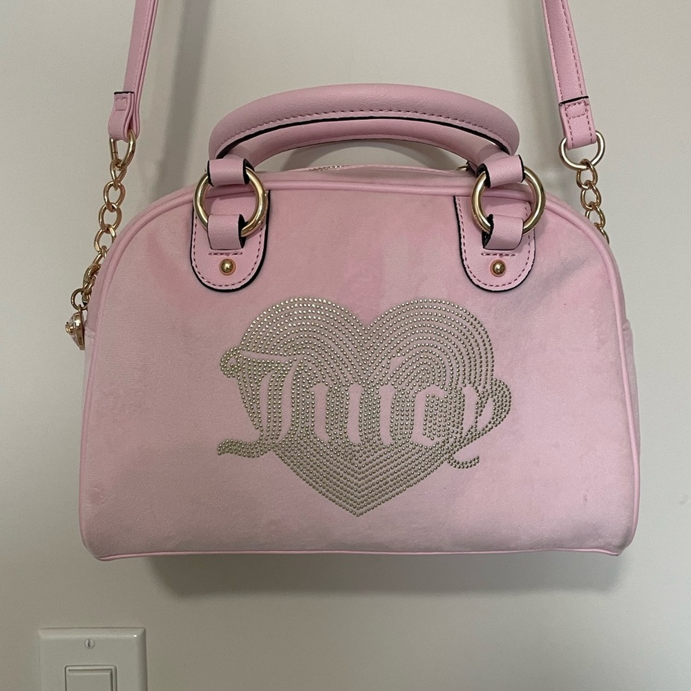 Velvet Pink Juicy Couture Crossbody Bag